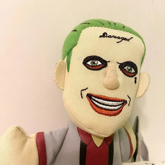 2016 Bleacher  Creatures Suicide Squad The Joker 7 Inch Plush Stuffed Toy - Picture 11 of 13